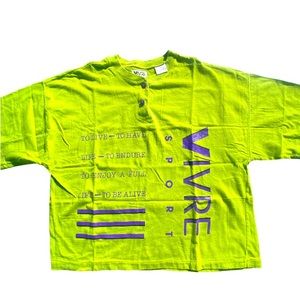 Vintage Single Stitch ViVre CropTop